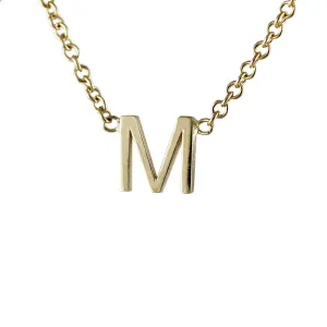 14K INITIAL NECKLACE