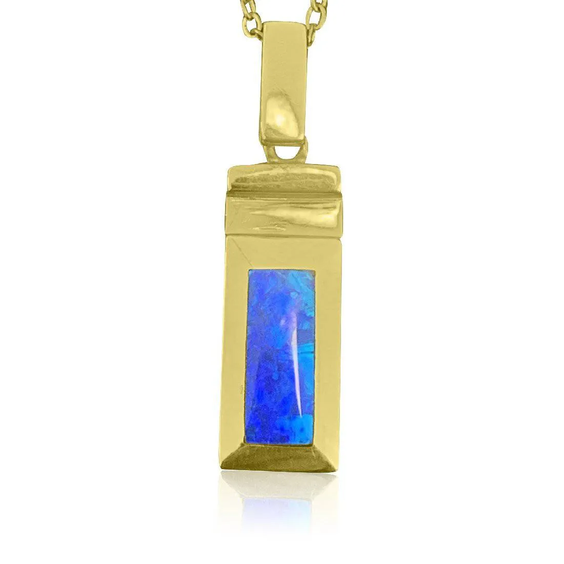 18kt Yellow Gold Opal pendant