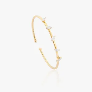 Ascella Quintuple Diamond Stud Bracelet