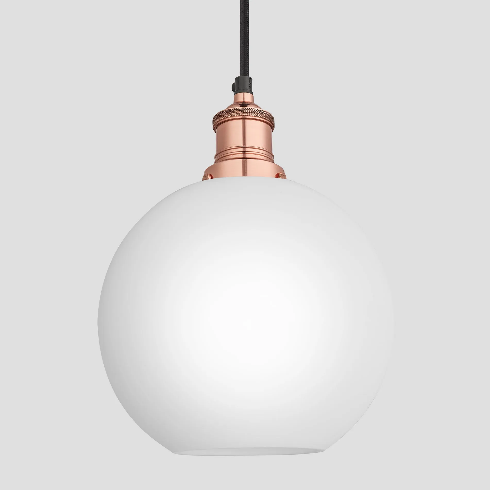 Brooklyn Opal Glass Globe Pendant Light - 9 Inch