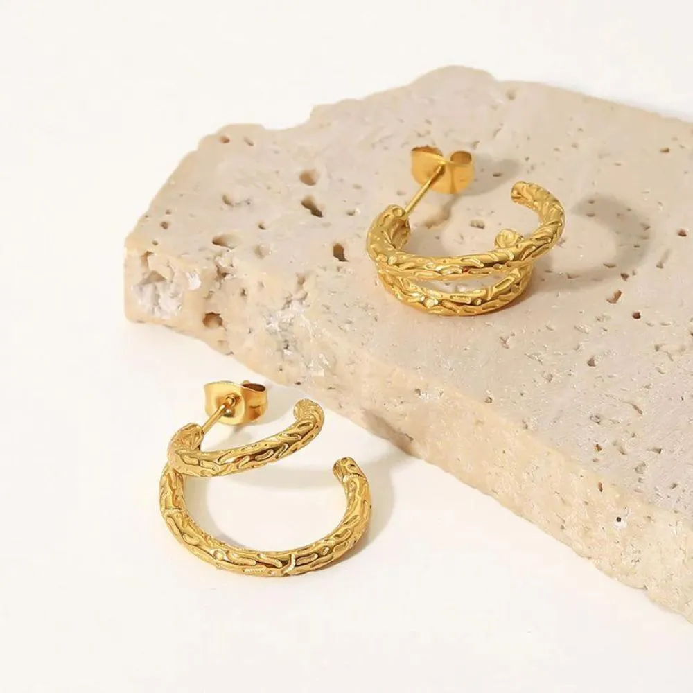 Budapest Double Hoops