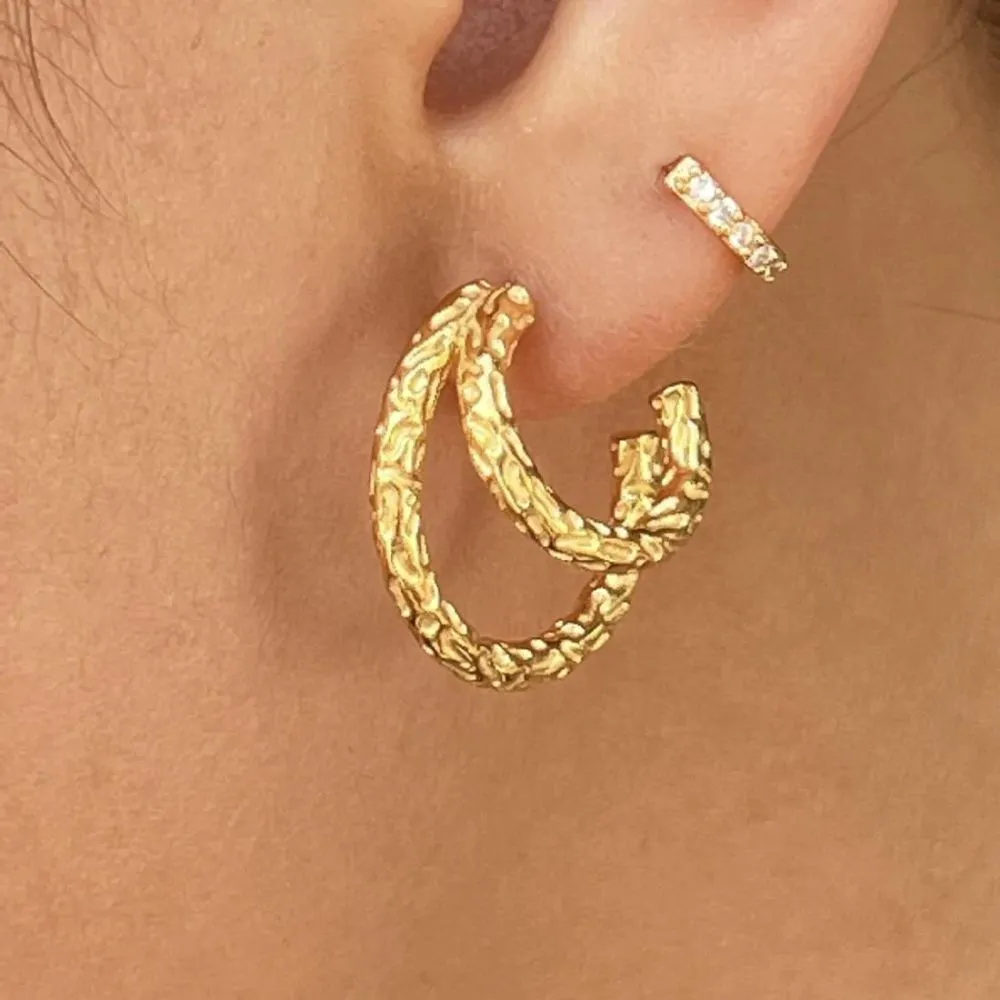 Budapest Double Hoops