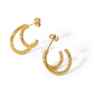 Budapest Double Hoops