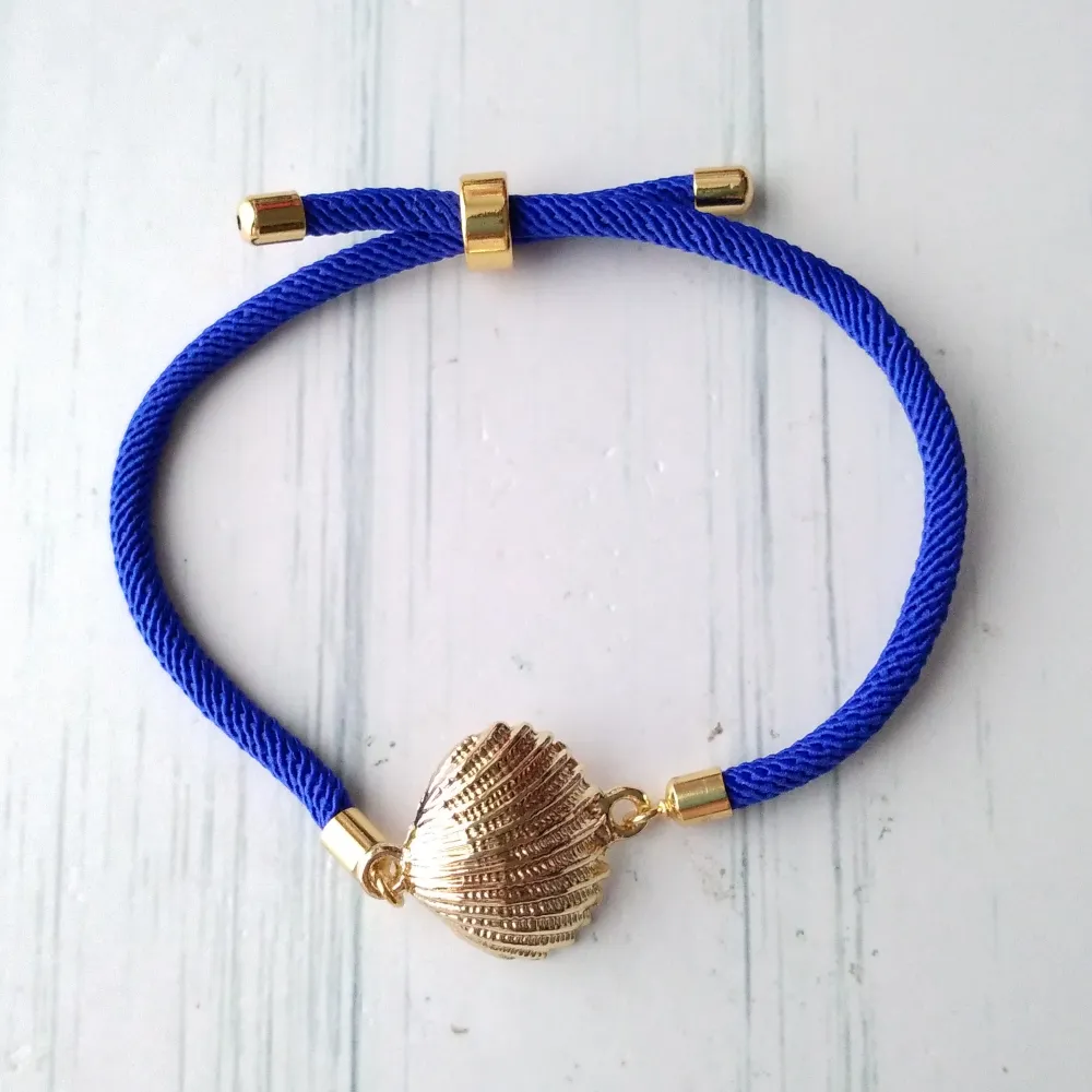 Dani Clamshell Corded Slider Bracelet