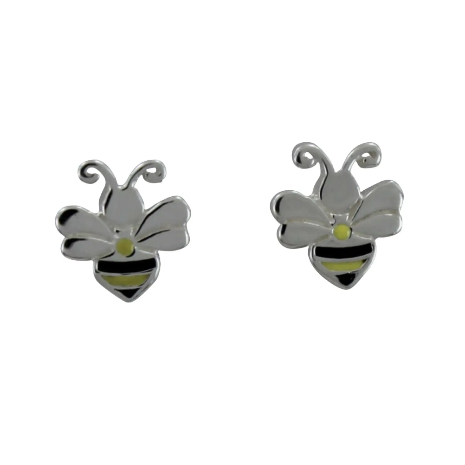 Enamel Bee Stud Earrings