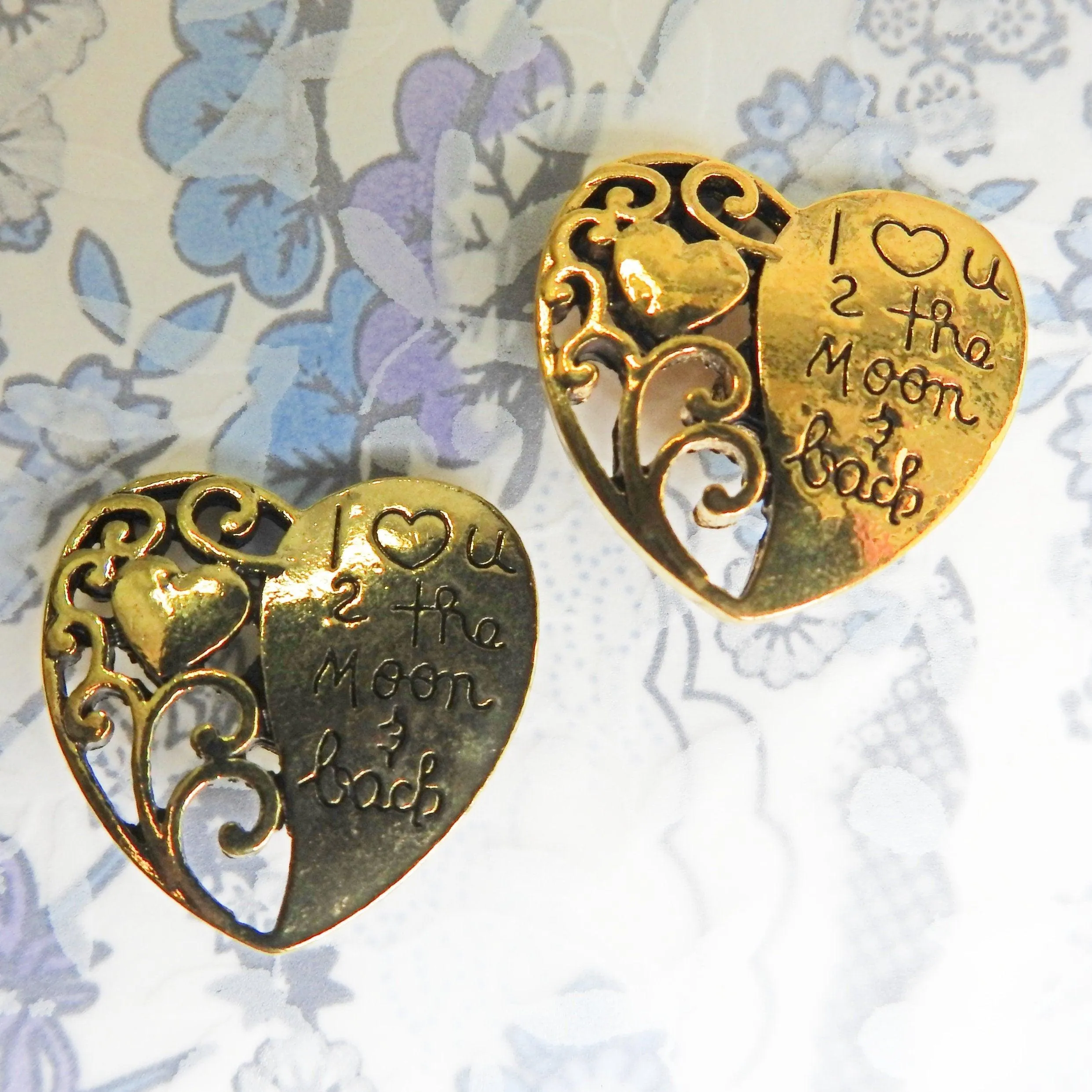 Fancy metal buttons snaps