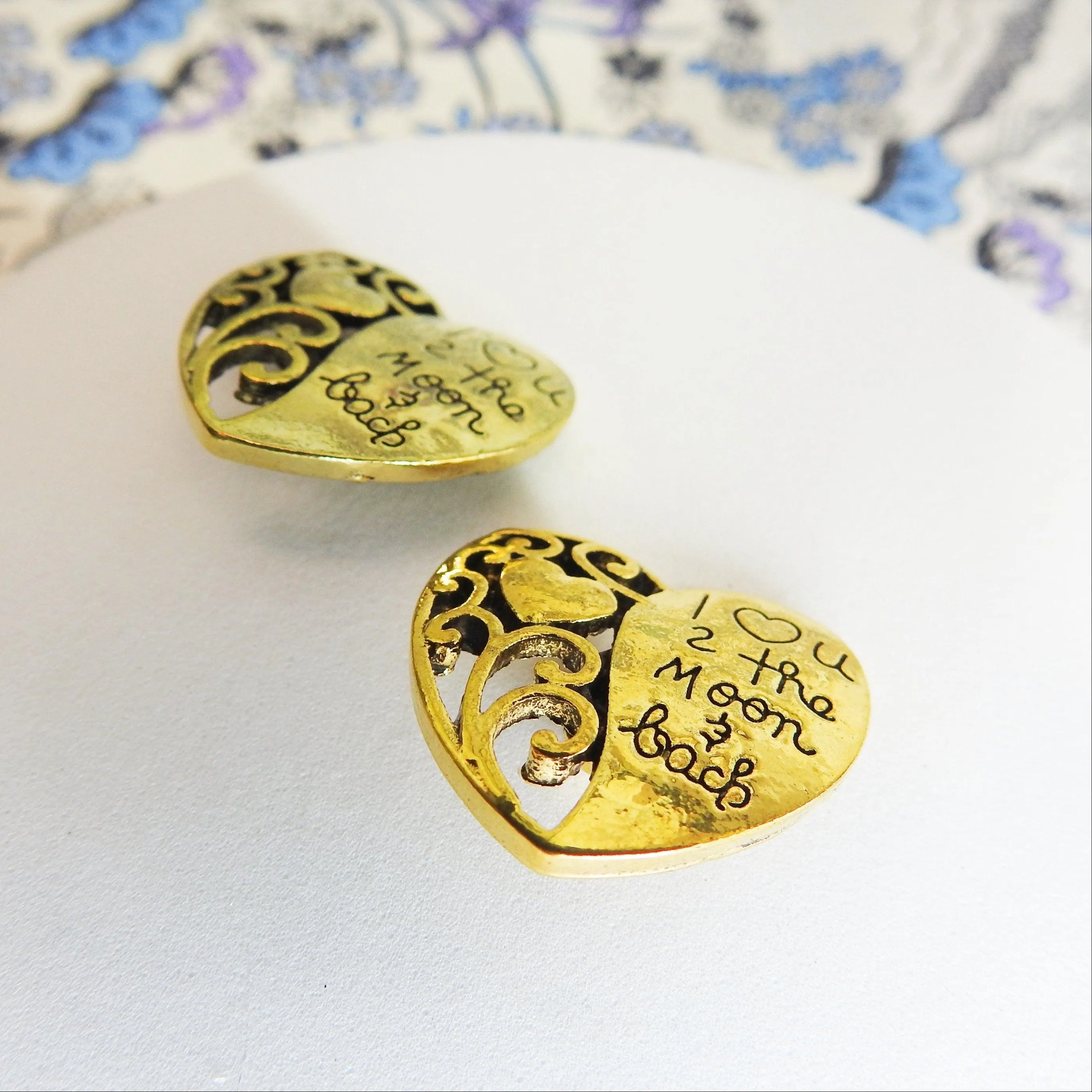 Fancy metal buttons snaps