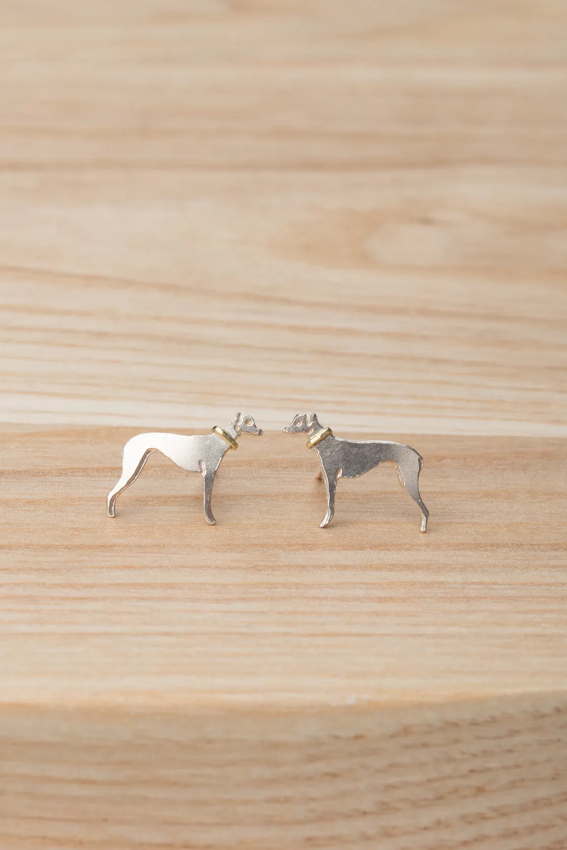 Greyhound Stud Earrings