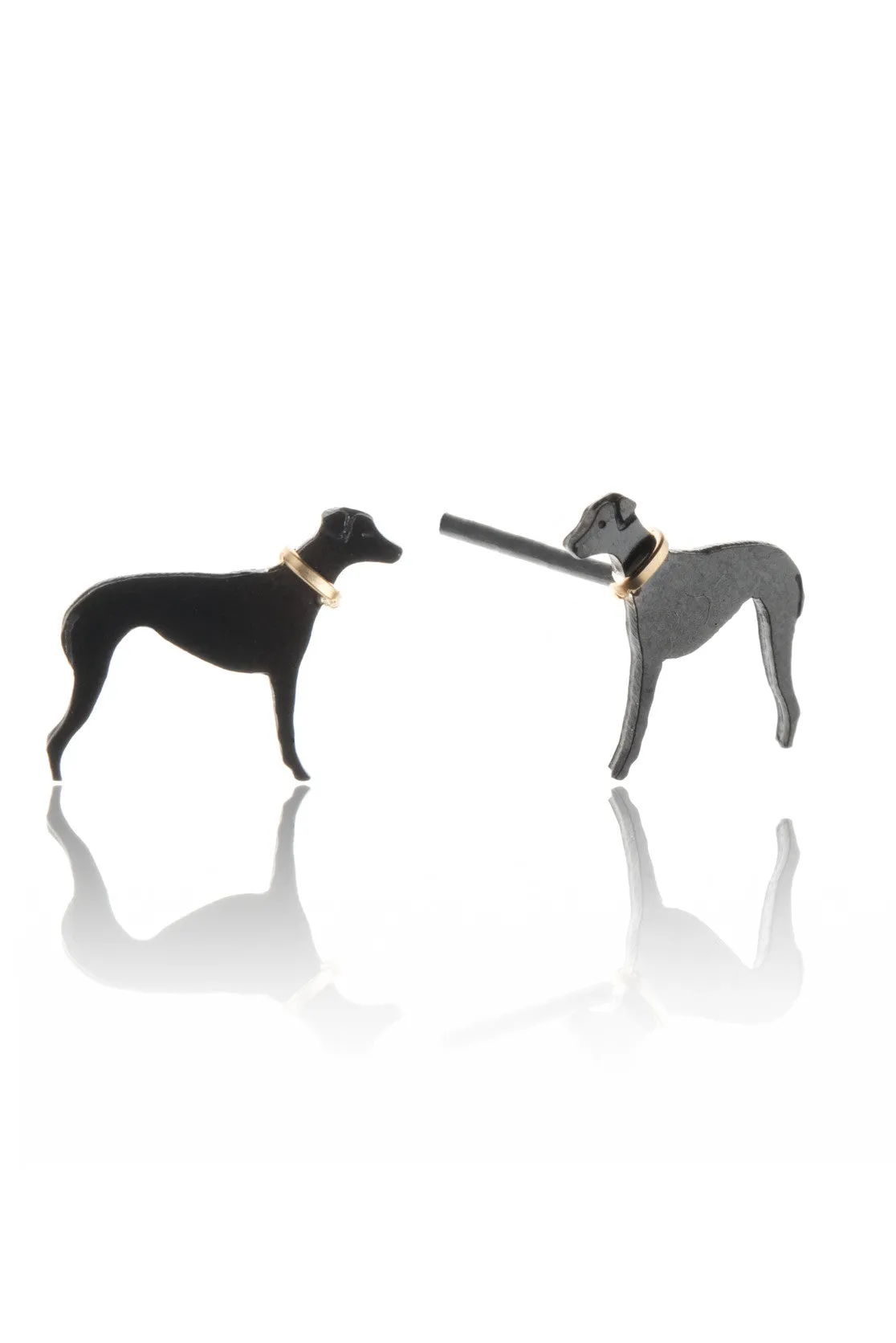 Greyhound Stud Earrings