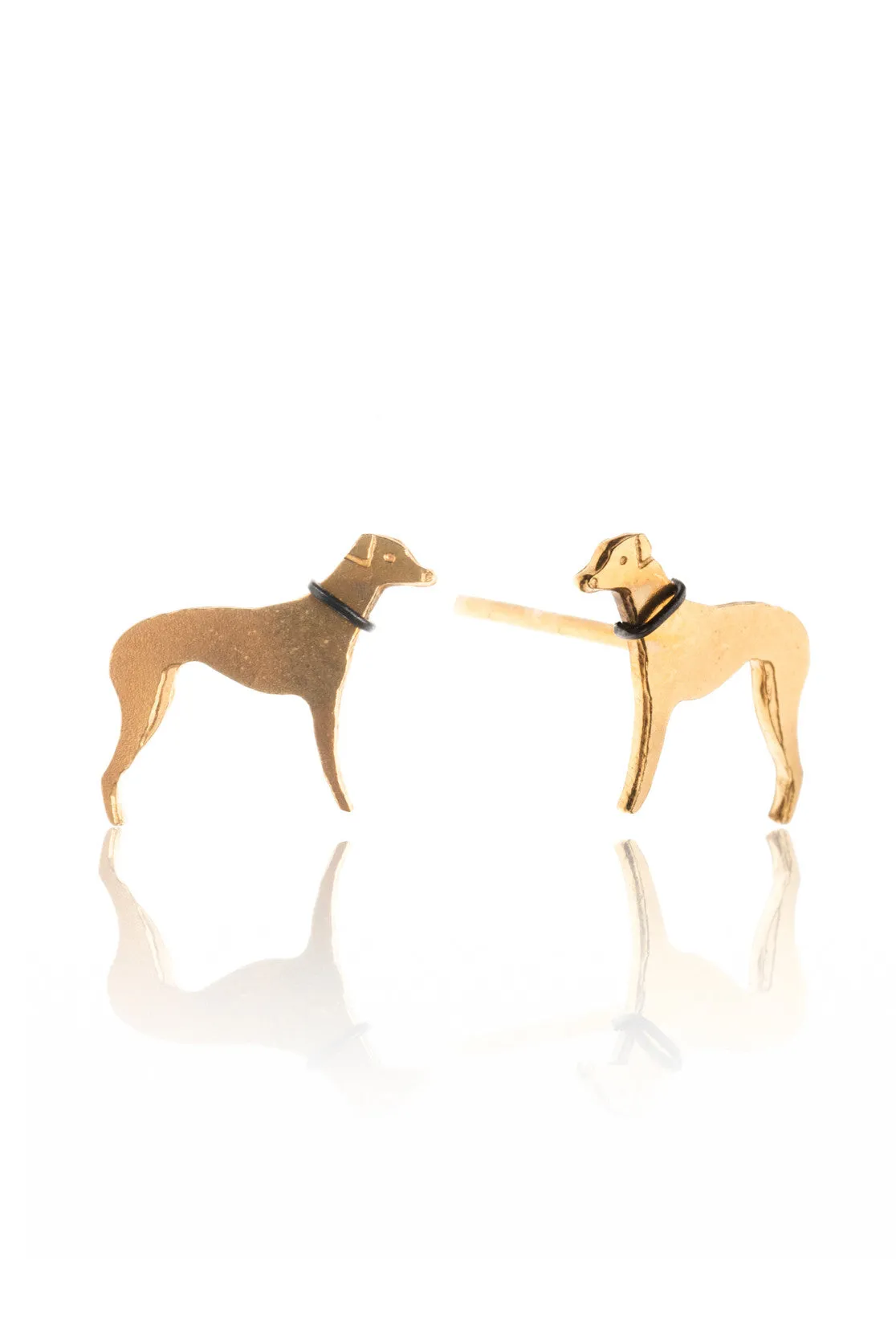 Greyhound Stud Earrings