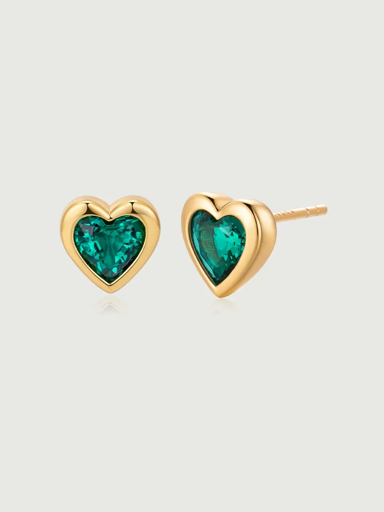 Heart Necklace & Earrings Set
