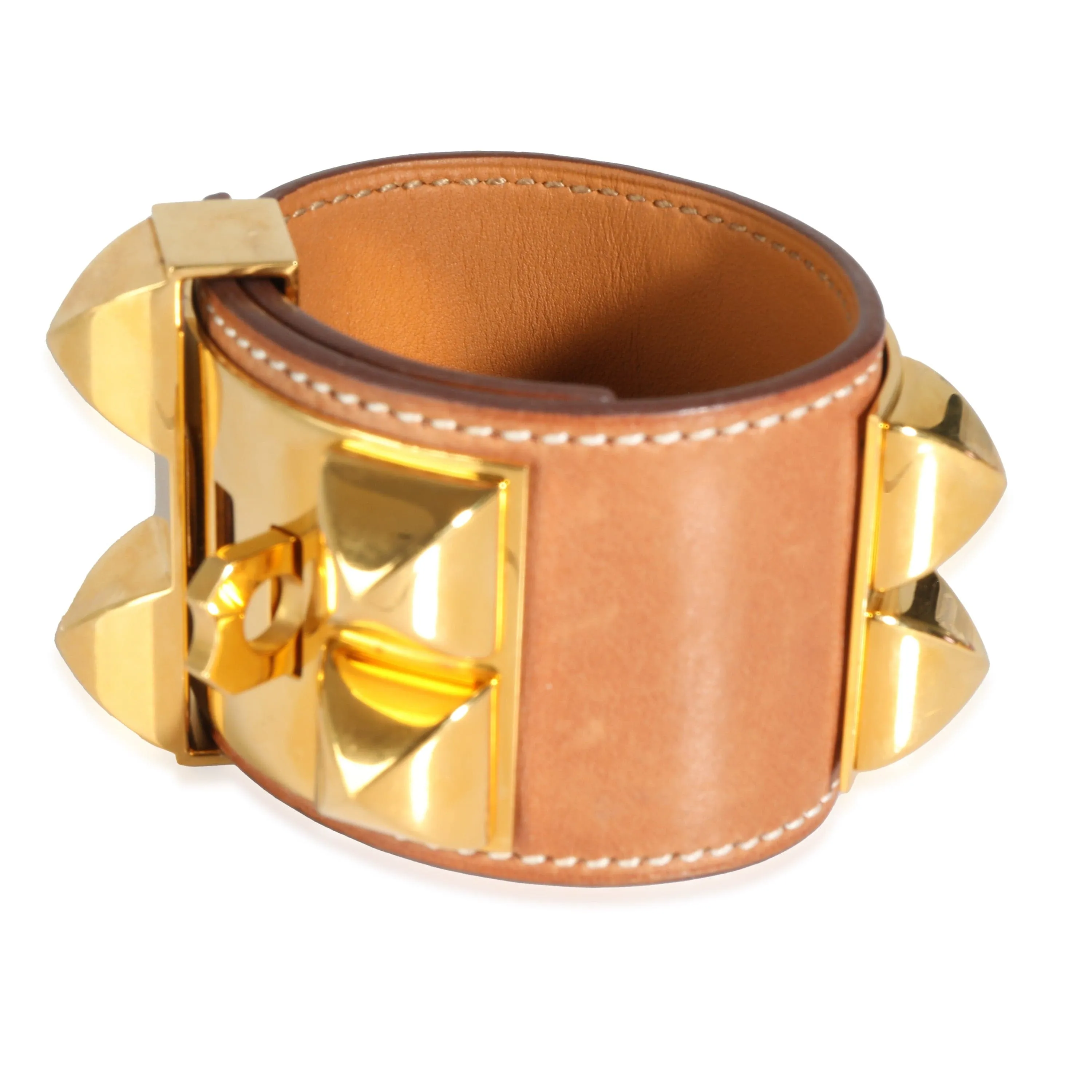 Hermès Collier De Chien Bracelet in  Gold Plated