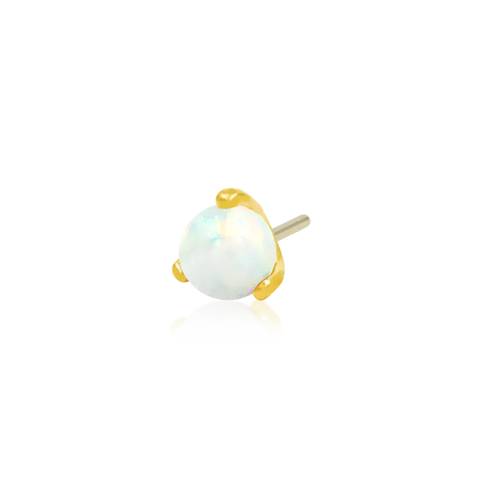 J-201 Junipurr Prong Set Ball With Opal ( 2 Variants )