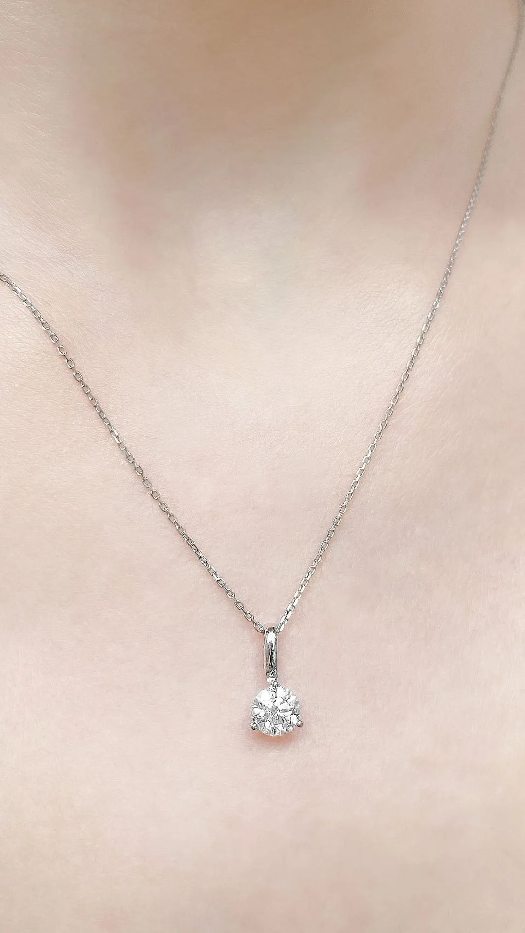 Lauren Necklace 0.70ct 18K White Gold