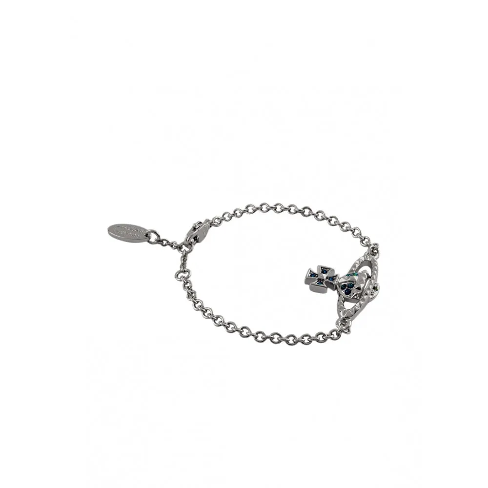 Mayfair Bas Relief Bracelet - Silver/Blue - 61020032-02W112-MY