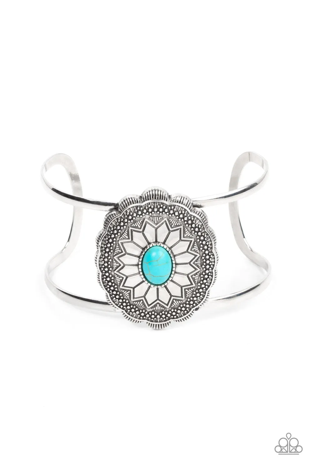 Mirage Magnificence - Blue Bracelet - Paparazzi Accessories