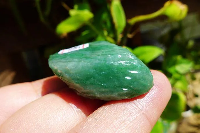 Natural Jade Rough Jadeite Raw (24g,3.8X3.8X1.2cm)