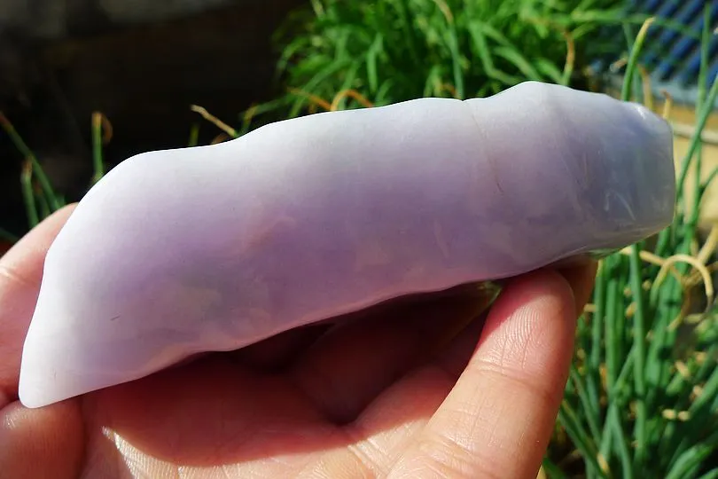 Natural Jade Rough Jadeite Raw (313g,10.6X5.2X2.8cm)