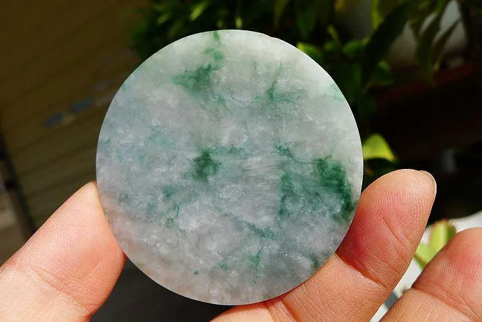 Natural Jade Rough Jadeite Raw (61g,5.3X0.8cm)