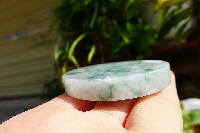 Natural Jade Rough Jadeite Raw (61g,5.3X0.8cm)