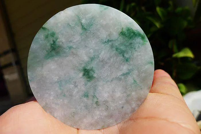 Natural Jade Rough Jadeite Raw (61g,5.3X0.8cm)