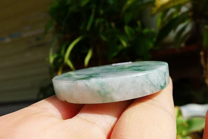 Natural Jade Rough Jadeite Raw (61g,5.3X0.8cm)