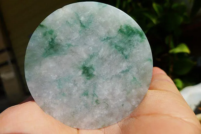 Natural Jade Rough Jadeite Raw (61g,5.3X0.8cm)