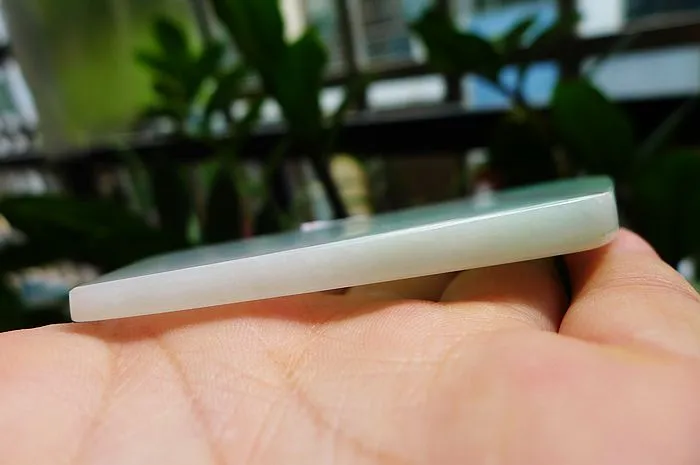 Natural Jade Rough Jadeite Raw (79g,9.4X5.1X0.8cm)