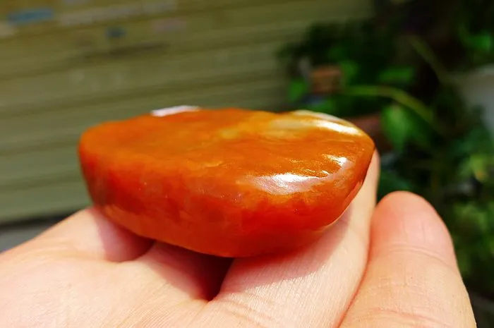Natural Jade Rough Jadeite Raw (81g,6X5.3X1.3cm)