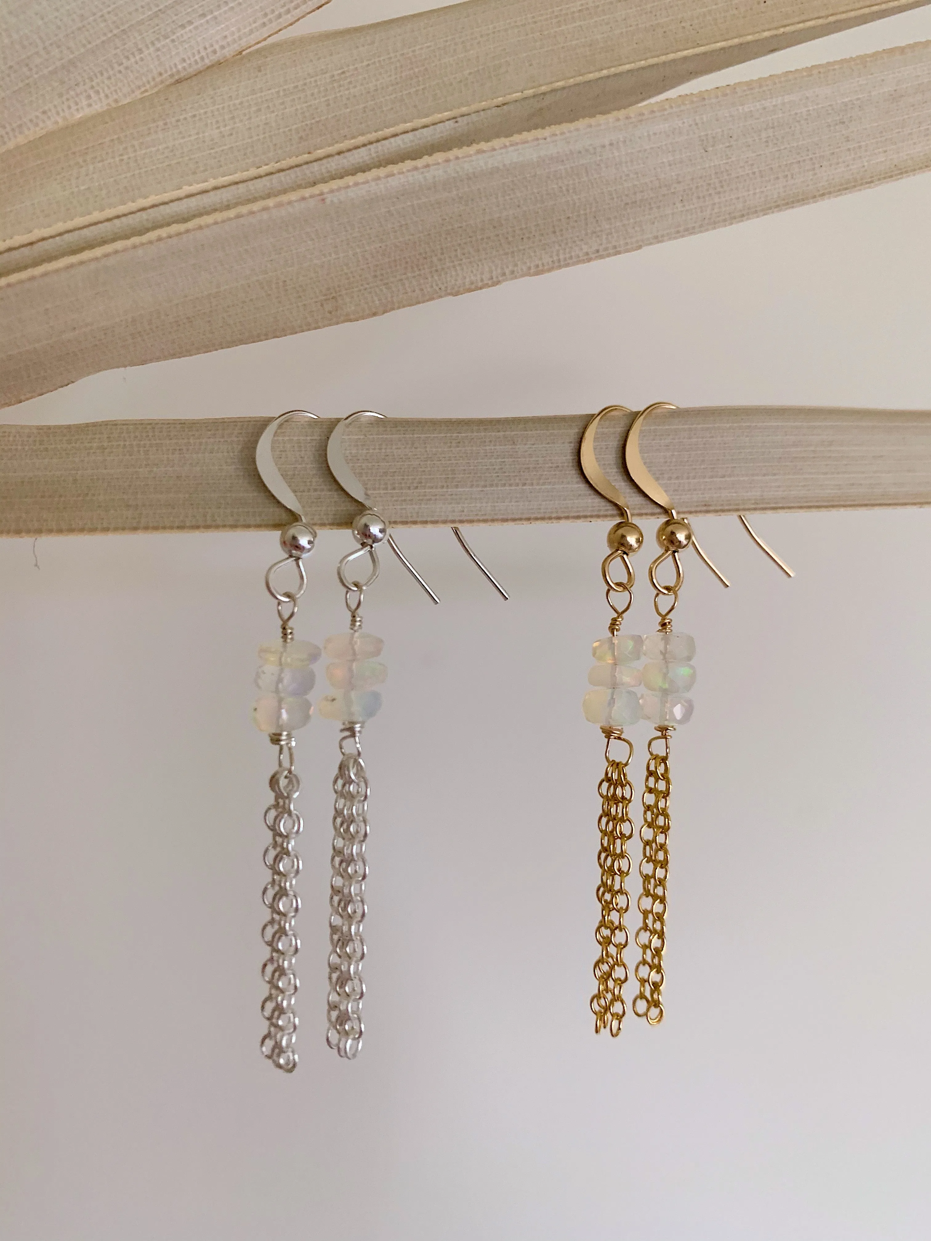 Opal Fringe Earrings