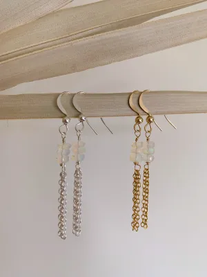 Opal Fringe Earrings
