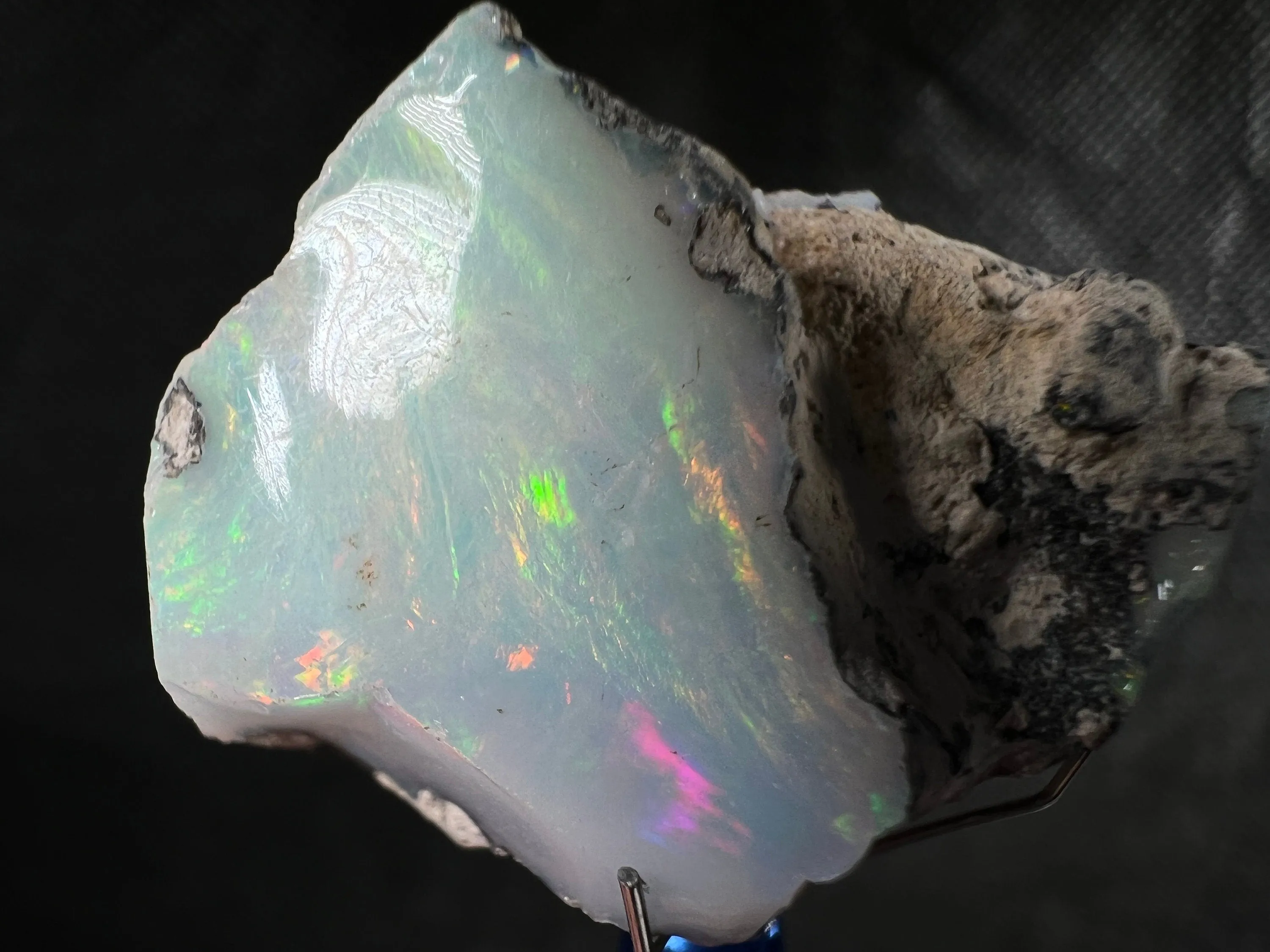 OPAL Raw Crystal - 4A , Cutting Grade - Opal Jewelry Making, Certified Opal Gemstone, Welo Opal, 50634