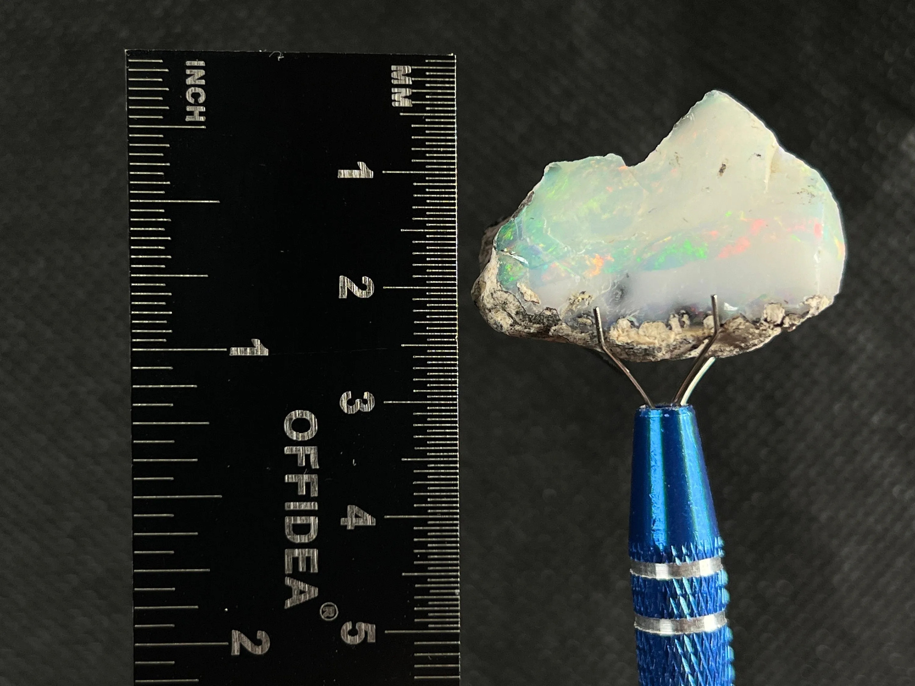 OPAL Raw Crystal - 4A , Cutting Grade - Opal Jewelry Making, Certified Opal Gemstone, Welo Opal, 50634