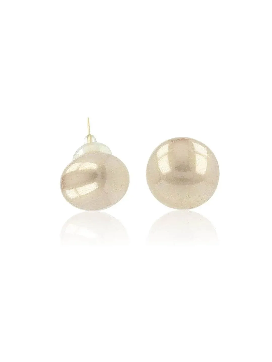 Palak Tiwari In Pearl Statement Studs Baby Pink