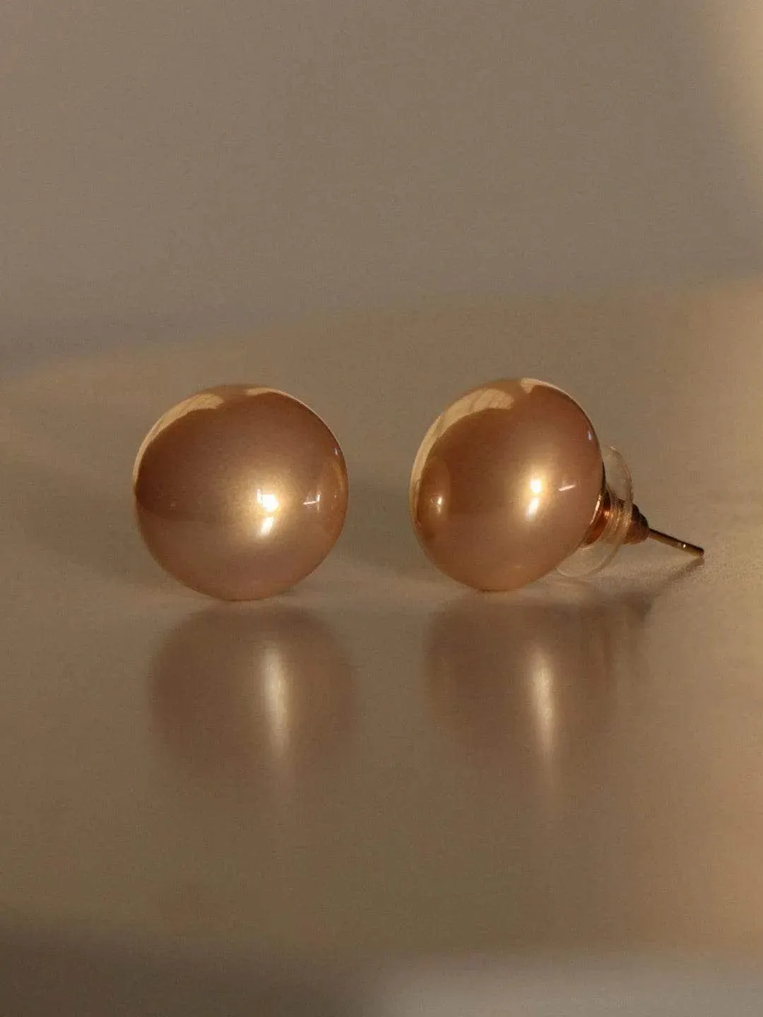 Palak Tiwari In Pearl Statement Studs Baby Pink