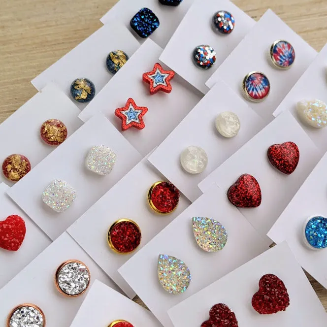 Patriotic Stud Earring Collection 2022