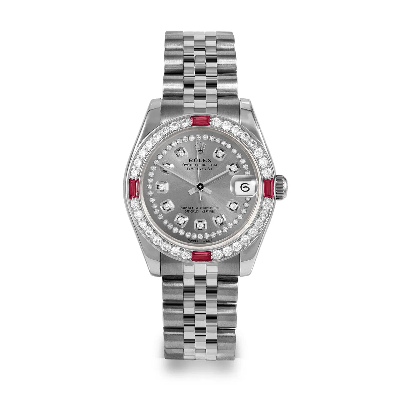 Rolex Datejust 31mm | 178274-SLT-STRD-4RBY-JBL