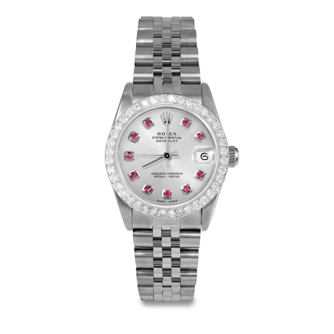 Rolex Datejust 31mm | 68274-SLV-RBY-AM-2CT-JBL
