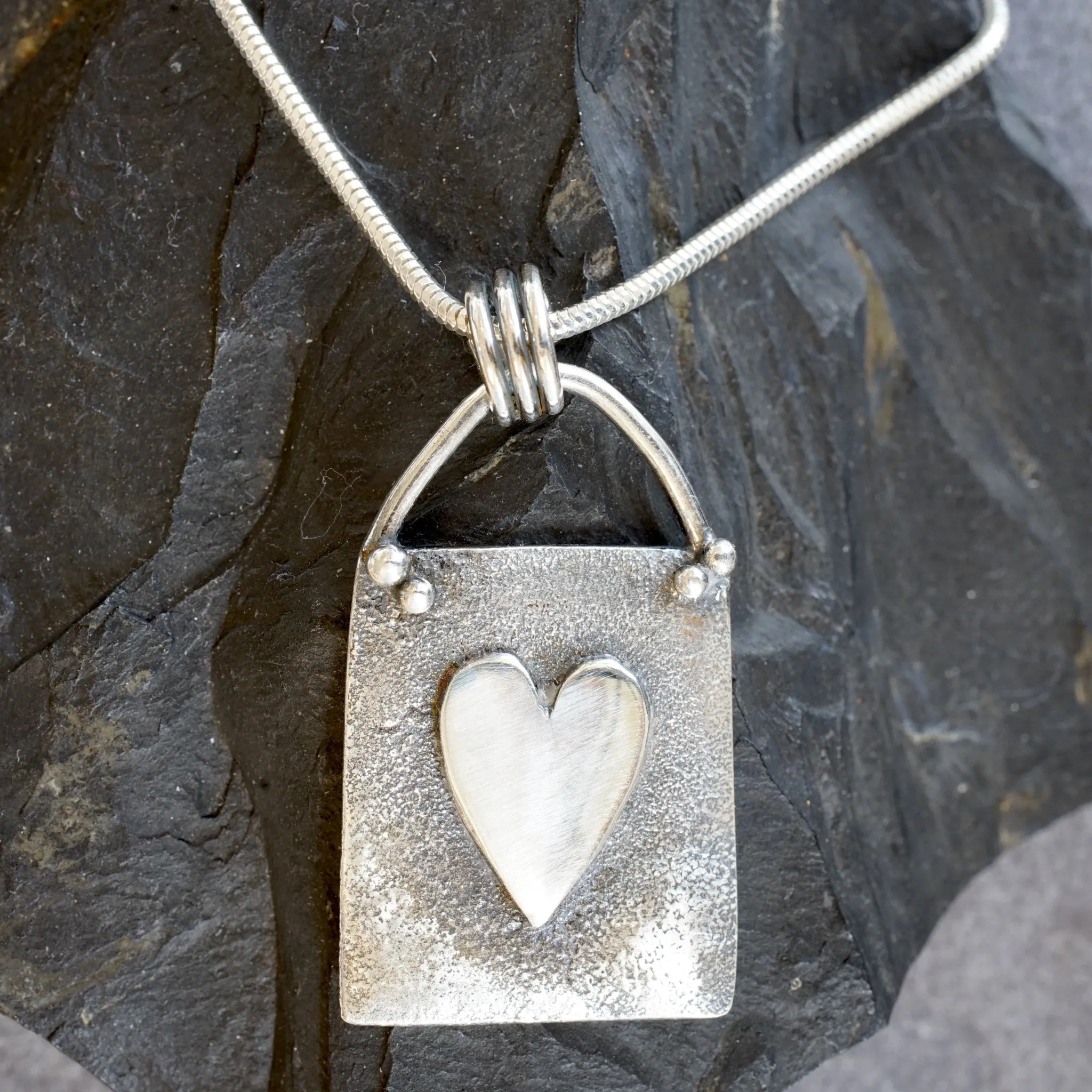SH01P Silver Heart Pendant