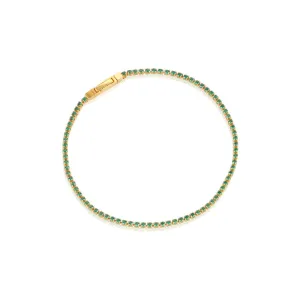 Sif Jakobs Bracelet Ellera with green zirconia