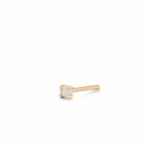 Single Opal Stud Earring - SOLD AS A SINGLE