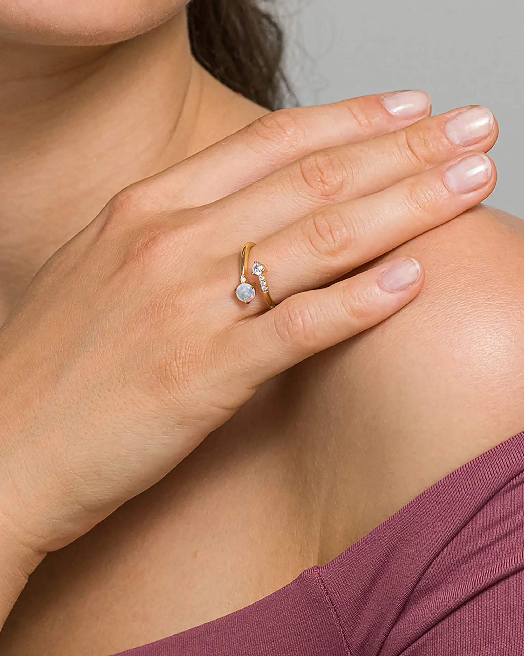 Vermeil Luna Ring