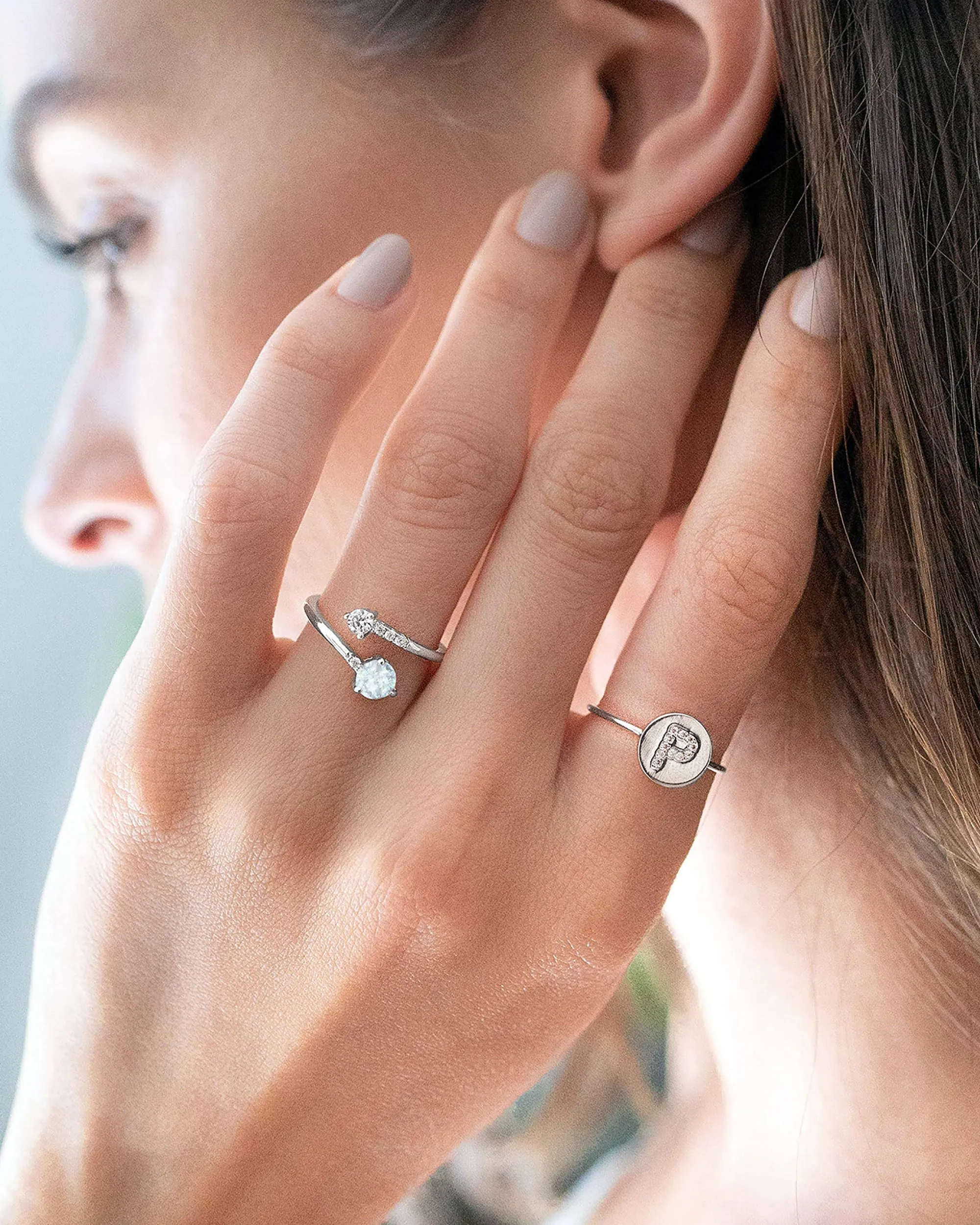 Vermeil Luna Ring
