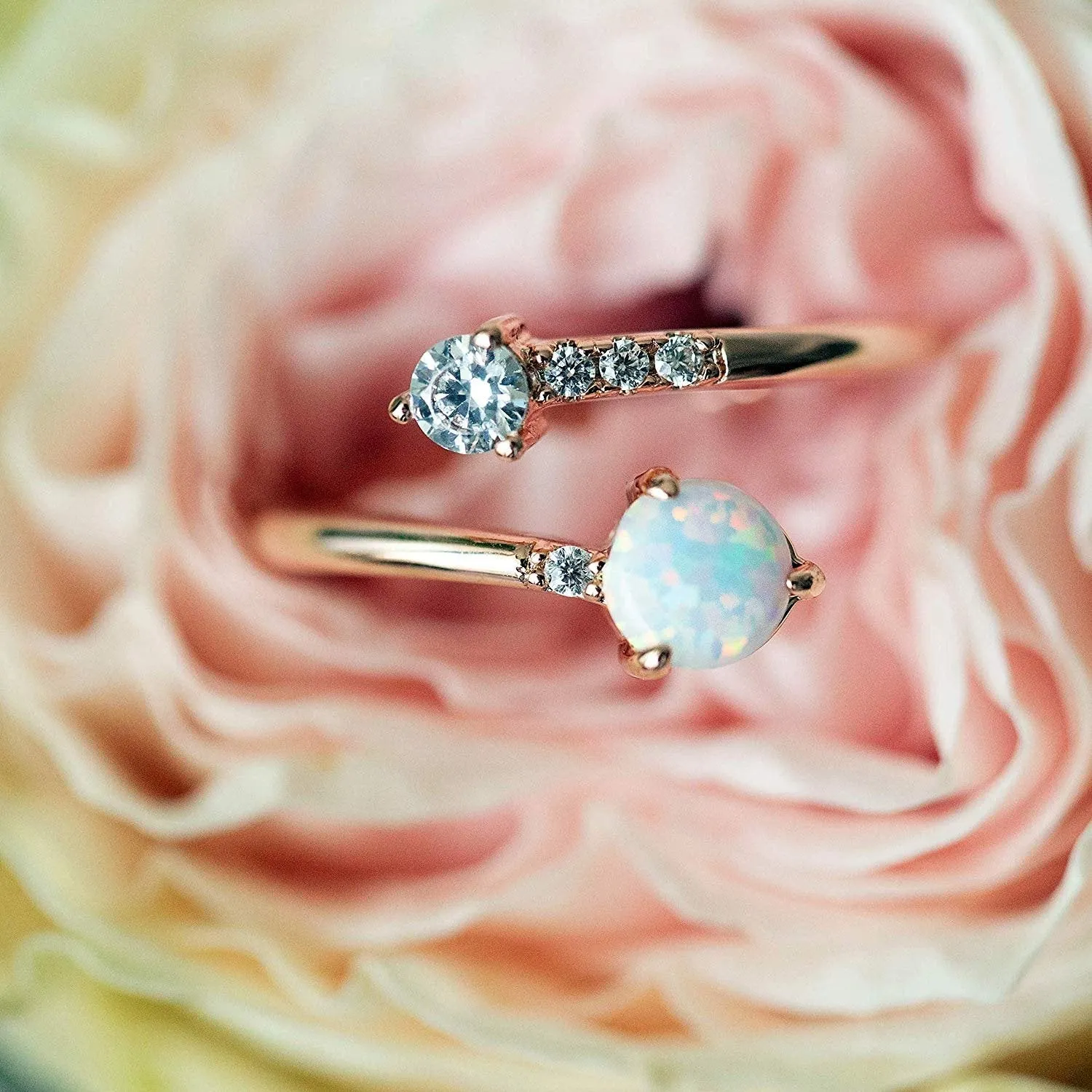 Vermeil Luna Ring